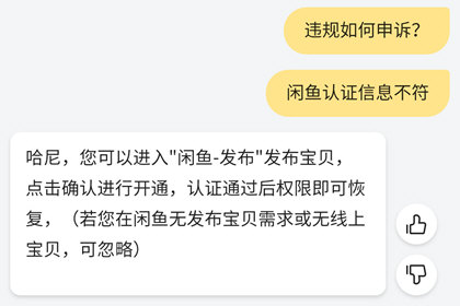 闲鱼处理账号信息问题