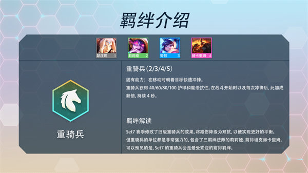 金铲铲之战s7羁绊