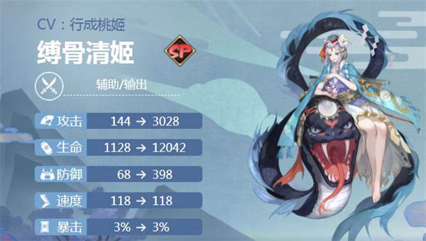 阴阳师缚骨清姬御魂推荐