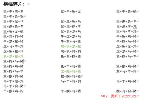 三国杀春联合成配方介绍