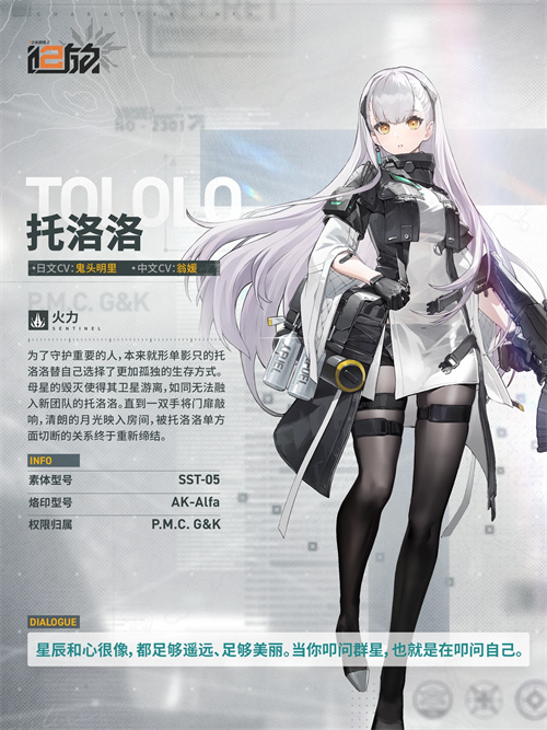 少女前线2追放托洛洛培养建议