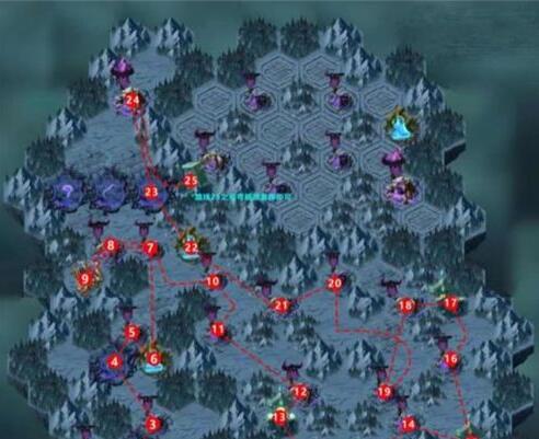 剑与远征古墓迷踪通关线路图